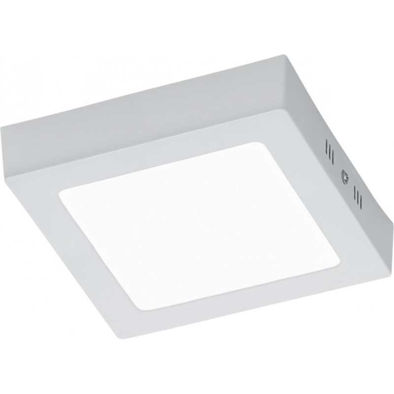 34,95 € Free Shipping | Indoor ceiling light Trio Zeus 12.5W 3000K Warm light. 18×18 cm. Integrated LED Living room and bedroom. Modern Style. Aluminum. White Color