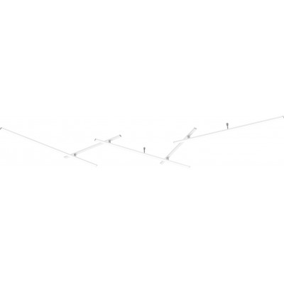 Deckenlampe Trio Indira 6W 4000K Neutrales Licht. 245×50 cm. Integrierte LED. Decken und Wandmontage Wohnzimmer und schlafzimmer. Modern Stil. Metall. Weiß Farbe
