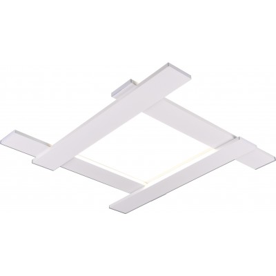 99,95 € Spedizione Gratuita | Lampada da soffitto Trio Belfast 3.5W 4000K Luce neutra. 59×59 cm. LED integrato. Montaggio a soffitto e parete Metallo. Colore bianca