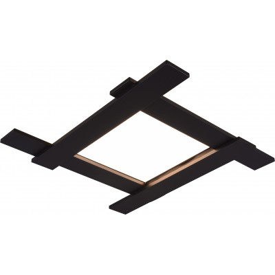 178,95 € Kostenloser Versand | Deckenlampe Trio Belfast 3.5W 3000K Warmes Licht. 59×59 cm. Integrierte LED. Decken und Wandmontage Metall. Schwarz Farbe