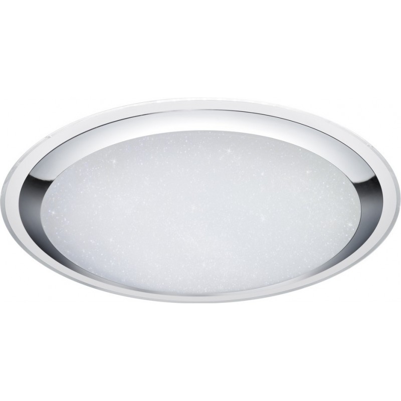 238,95 € Free Shipping | Indoor ceiling light Trio Miko 100W Ø 84 cm. Star effect. Dimmable multicolor RGBW LED. Remote control Living room and bedroom. Modern Style. Plastic and polycarbonate. White Color