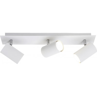 Indoor spotlight Trio Marley 48×15 cm. Living room, bedroom and office. Modern Style. Metal casting. White Color