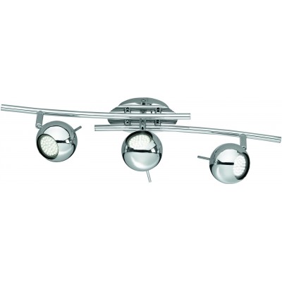 Indoor spotlight Trio Bowie 55×18 cm. Living room, bedroom and office. Modern Style. Metal casting. Plated chrome Color