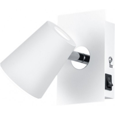 室内射灯 Trio Narcos 6W 3000K 暖光. 12×8 cm. 集成 LED 天花板和墙壁安装 客厅 和 卧室. 现代的 风格. 金属. 白色的 颜色