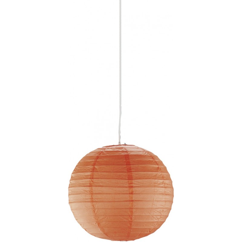 2,95 € Free Shipping | Hanging lamp Trio Paper Ø 40 cm. Living room and bedroom. Design Style. Paper. Orange Color