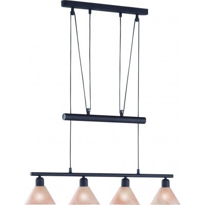 58,95 € Spedizione Gratuita | Lampada a sospensione Trio Stamina 180×80 cm. Altezza regolabile Soggiorno e camera da letto. Stile rustico. Metallo. Colore ossido