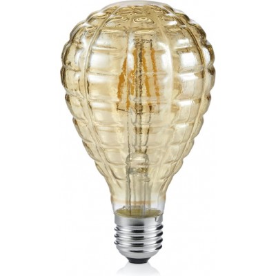 LED電球 Trio Esfera 4W E27 LED 2700K とても暖かい光. Ø 8 cm. リビングルーム そして ベッドルーム. モダン スタイル. 金属. オレンジゴールド カラー