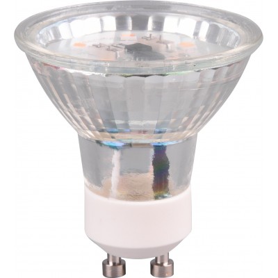 Bombilla LED Trio Reflector 3W GU10 LED 3000K Luz cálida. Ø 5 cm. Estilo moderno. Metal. Color plata