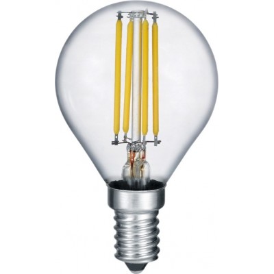 8,95 € 免费送货 | LED灯泡 Trio Bombilla 4.5W E14 LED 2700K 非常温暖的光. Ø 4 cm. 现代的 风格. 玻璃