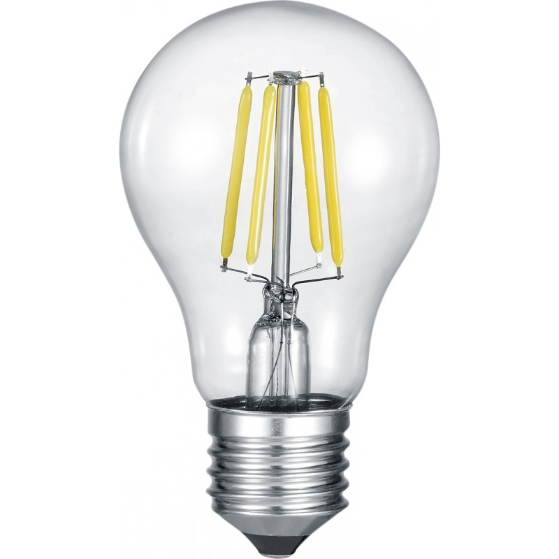 4,95 € Free Shipping | LED light bulb Trio Bombilla 4.5W E27 LED 2700K Very warm light. Ø 6 cm. Modern Style. Metal casting