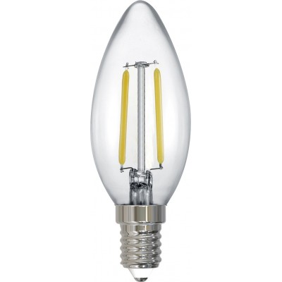 Ampoule LED Trio Vela 2W E14 LED 2700K Lumière très chaude. Ø 3 cm. Style moderne. Verre
