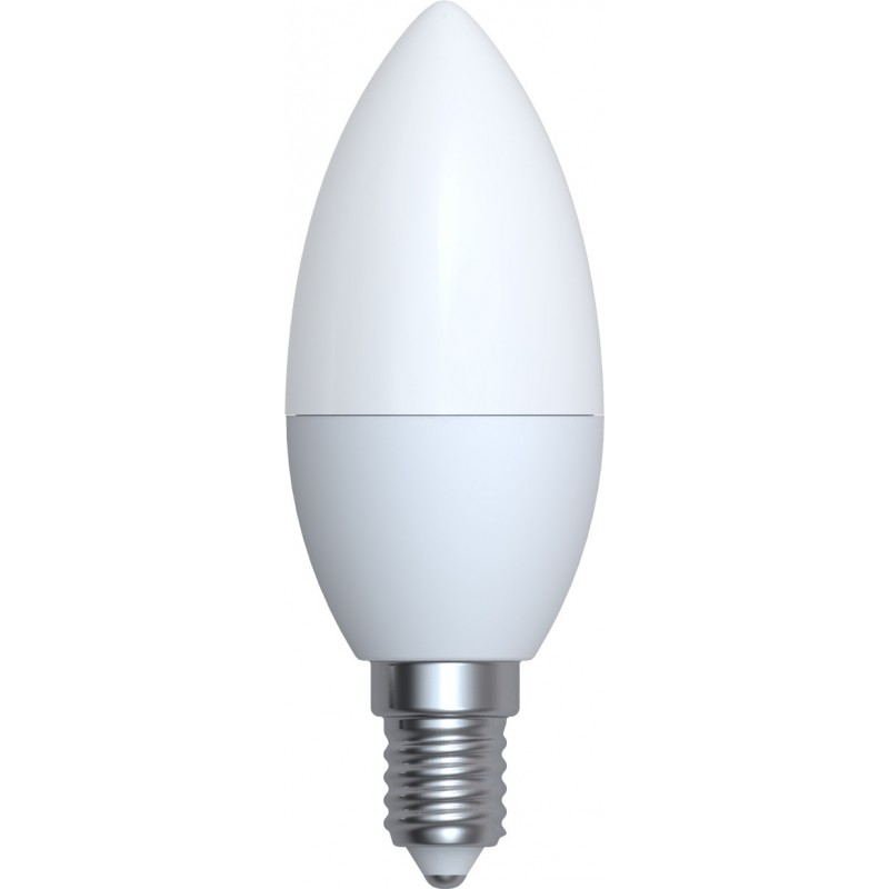 8,95 € 免费送货 | LED灯泡 Trio Vela 5.5W E14 LED Ø 3 cm. 现代的 风格. 塑料 和 聚碳酸酯. 白色的 颜色