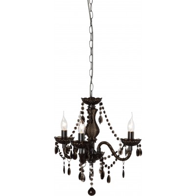 62,95 € Envio grátis | Lâmpada pendurada Reality Lüster Ø 46 cm. Sala de estar e quarto. Estilo clássico. Fundição de metais. Cor cromado