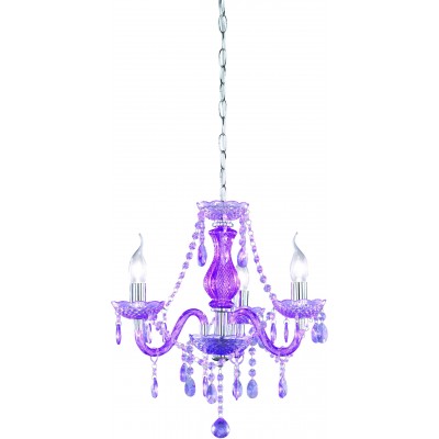 62,95 € Free Shipping | Chandelier Reality Lüster Ø 46 cm. Living room and bedroom. Design Style. Metal casting. Plated chrome Color