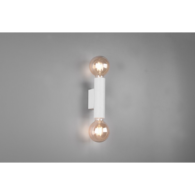19,95 € Free Shipping | Indoor wall light Reality Vannes 18×5 cm. Living room and bedroom. Modern Style. Metal casting. White Color