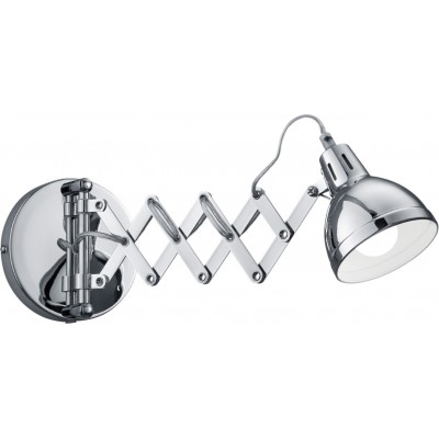 48,95 € Free Shipping | Indoor wall light Reality Scissor Ø 15 cm. Directional light Living room and bedroom. Modern Style. Metal casting. Plated chrome Color
