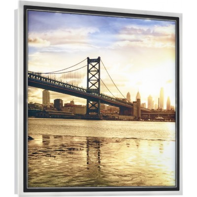 Bildbeleuchtung Reality Bridge 12.5W 3000K Warmes Licht. 42×42 cm. Wandleuchte. Integrierte LED Wohnzimmer und schlafzimmer. Modern Stil. Metall. Weiß Farbe