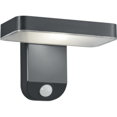 57,95 € Free Shipping | Outdoor wall light Reality Esquel 4.5W 3000K Warm light. 18×12 cm. Integrated LED. Motion sensor Terrace and garden. Modern Style. Plastic and Polycarbonate. Anthracite Color