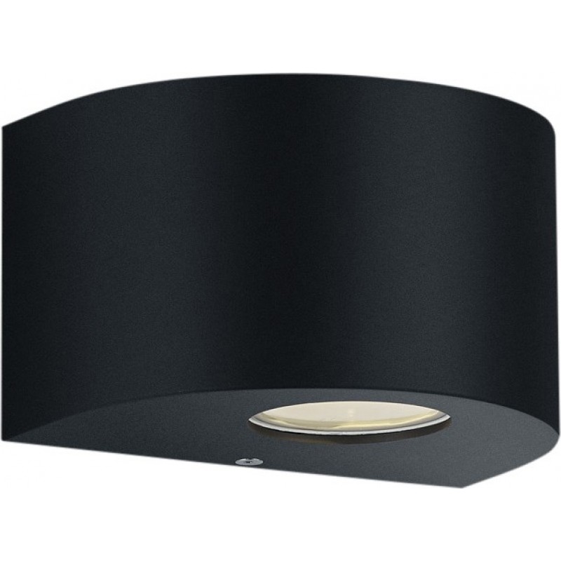 36,95 € Free Shipping | Outdoor wall light Reality Rosario 2W 3000K Warm light. 15×9 cm. Integrated LED Terrace and garden. Modern Style. Plastic and polycarbonate. Black Color