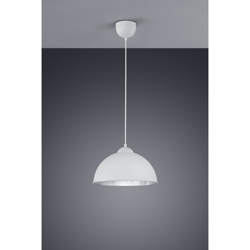 38,95 € Free Shipping | Hanging lamp Reality Jimmy Ø 31 cm. Living room and bedroom. Modern Style. Metal casting. White Color