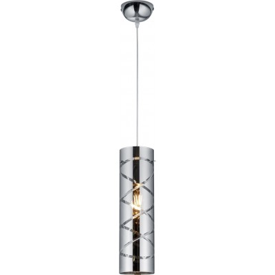 Lampe à suspension Reality Romano Ø 10 cm. Salle, cuisine et chambre. Style moderne. Métal. Couleur chromé