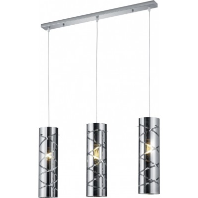 Hanging lamp Reality Romano 150×65 cm. Living room, kitchen and bedroom. Modern Style. Metal casting. Plated chrome Color