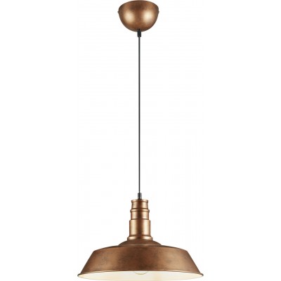 45,95 € Free Shipping | Hanging lamp Reality Will Ø 36 cm. Living room and bedroom. Modern Style. Metal casting. Old copper Color