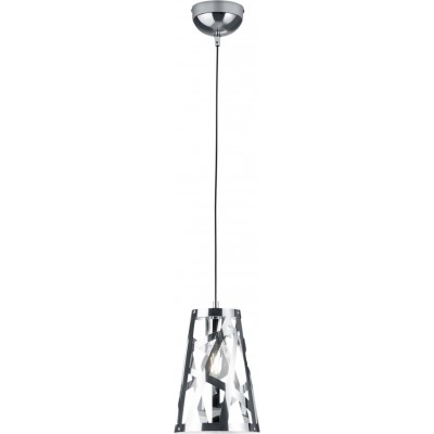 Lampe à suspension Reality Carlito Ø 18 cm. Salle et chambre. Style moderne. Métal. Couleur chromé