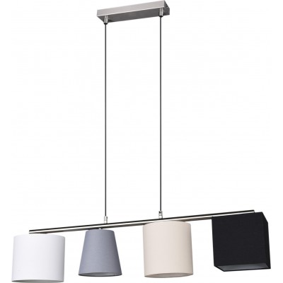 Hanging lamp Reality Conny 150×89 cm. Living room and bedroom. Modern Style. Metal casting. Matt nickel Color