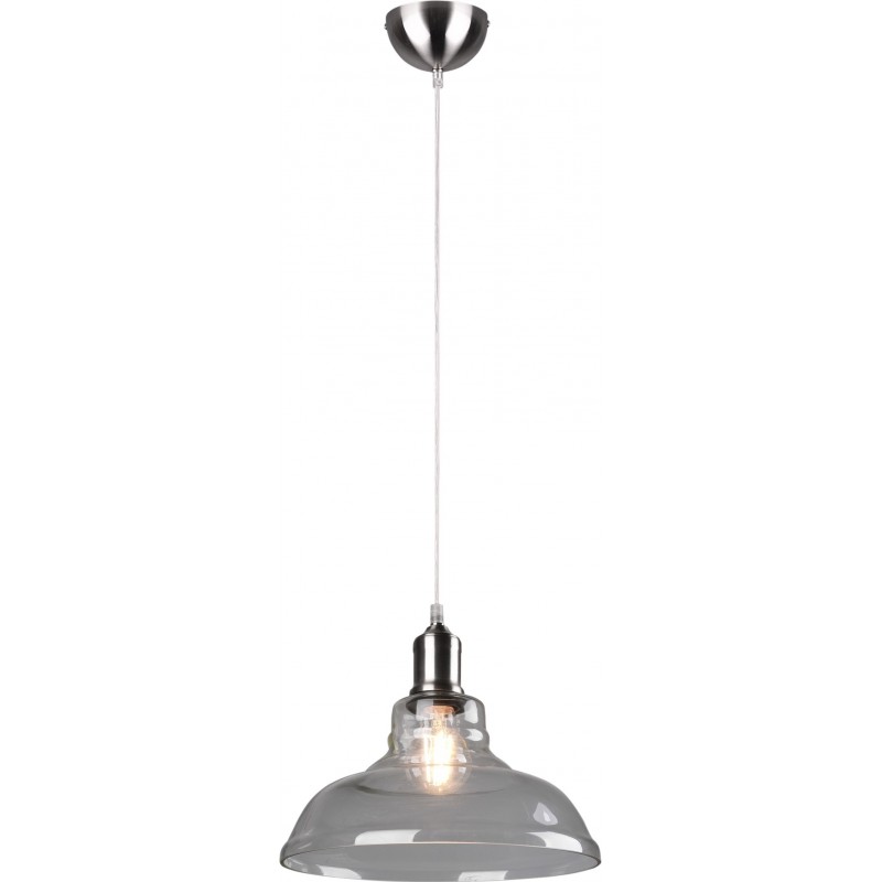 59,95 € Free Shipping | Hanging lamp Reality Aldo Ø 28 cm. Living room and bedroom. Modern Style. Metal casting. Matt nickel Color