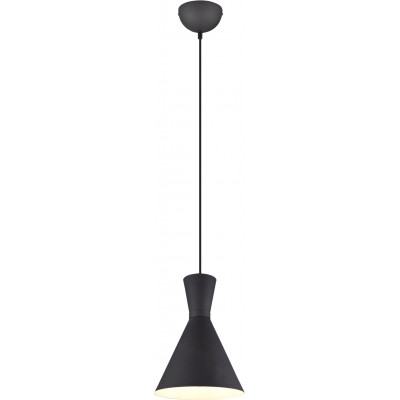 Hanging lamp Reality Enzo Ø 20 cm. Living room and bedroom. Modern Style. Metal casting. Black Color