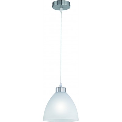 Hanging lamp Reality Dallas Ø 20 cm. Living room, kitchen and bedroom. Modern Style. Metal casting. Matt nickel Color
