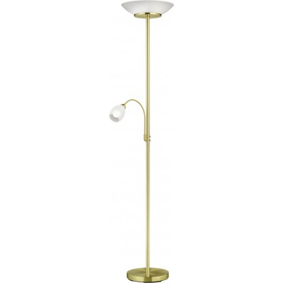 Lámpara de pie Reality Gerry Ø 34 cm. Flexible Salón y dormitorio. Estilo moderno. Metal. Color cobre