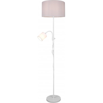 Lámpara de pie Reality Owen 160×36 cm. Flexible Salón y dormitorio. Estilo moderno. Metal. Color blanco