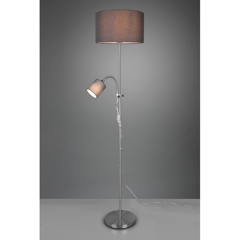 99,95 € Free Shipping | Floor lamp Reality Owen 160×36 cm. Flexible Living room and bedroom. Modern Style. Metal casting. Matt nickel Color
