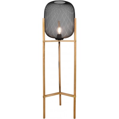 173,95 € Free Shipping | Floor lamp Reality Calimero Ø 38 cm. Living room and bedroom. Vintage Style. Metal casting. Black Color