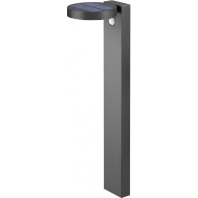 85,95 € Free Shipping | Luminous beacon Reality Posadas 4.5W 3000K Warm light. 60×20 cm. Vertical pole luminaire. Integrated LED. Motion sensor Terrace and garden. Modern Style. Steel. Anthracite Color