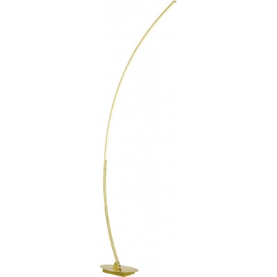 99,95 € Free Shipping | Floor lamp Reality Solo 11W 3000K Warm light. 158×35 cm. Integrated LED Living room and bedroom. Modern Style. Metal casting. Golden Color