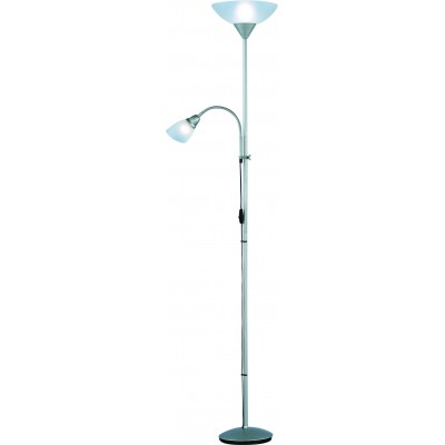 46,95 € Envio grátis | Luminária de piso Reality Erzwo Ø 28 cm. Sala de estar, quarto e escritório. Estilo clássico. Fundição de metais. Cor cinza