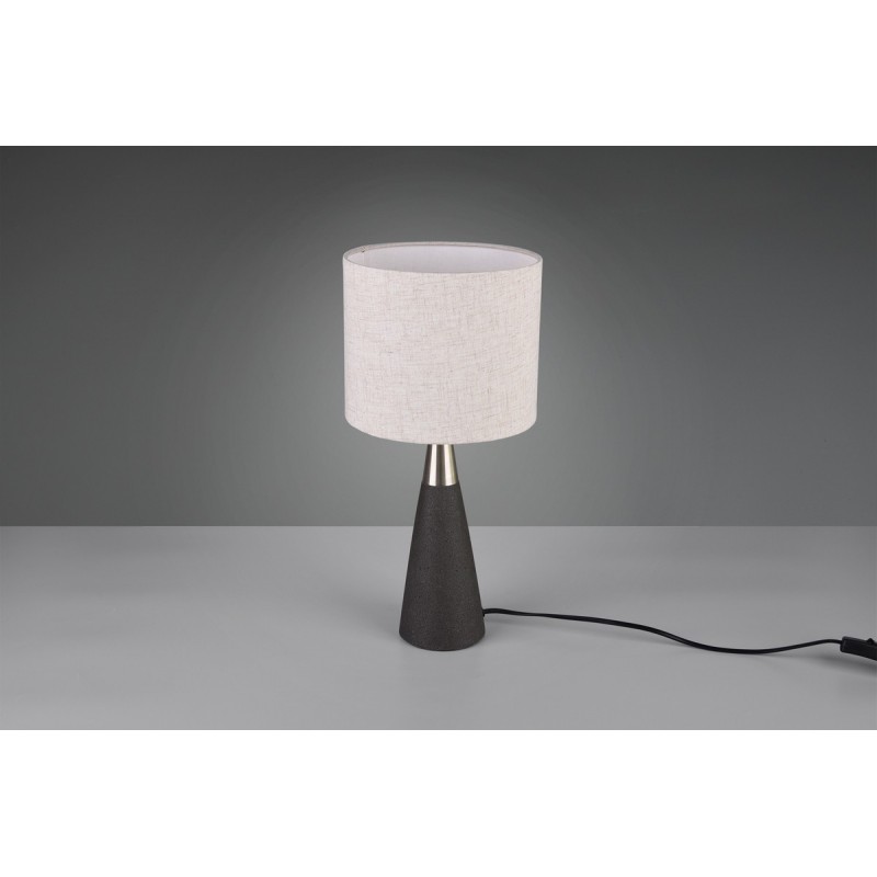 26,95 € Free Shipping | Table lamp Reality Memphis Ø 20 cm. Living room and bedroom. Modern Style. Concrete. Gray Color