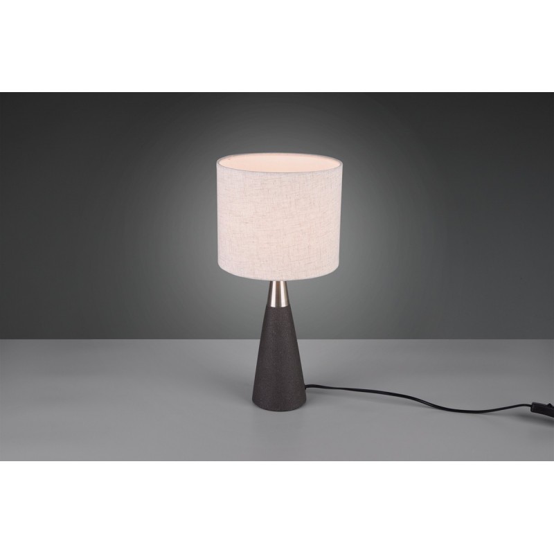 26,95 € Free Shipping | Table lamp Reality Memphis Ø 20 cm. Living room and bedroom. Modern Style. Concrete. Gray Color