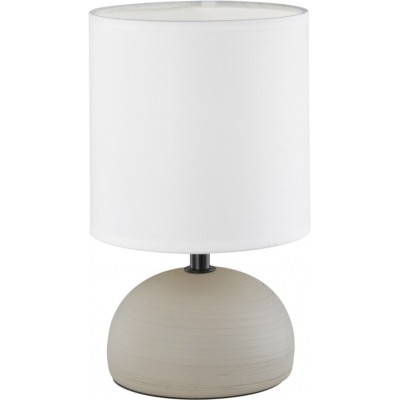 14,95 € Spedizione Gratuita | Lampada da tavolo Reality Luci Ø 14 cm. Ceramica. Colore beige