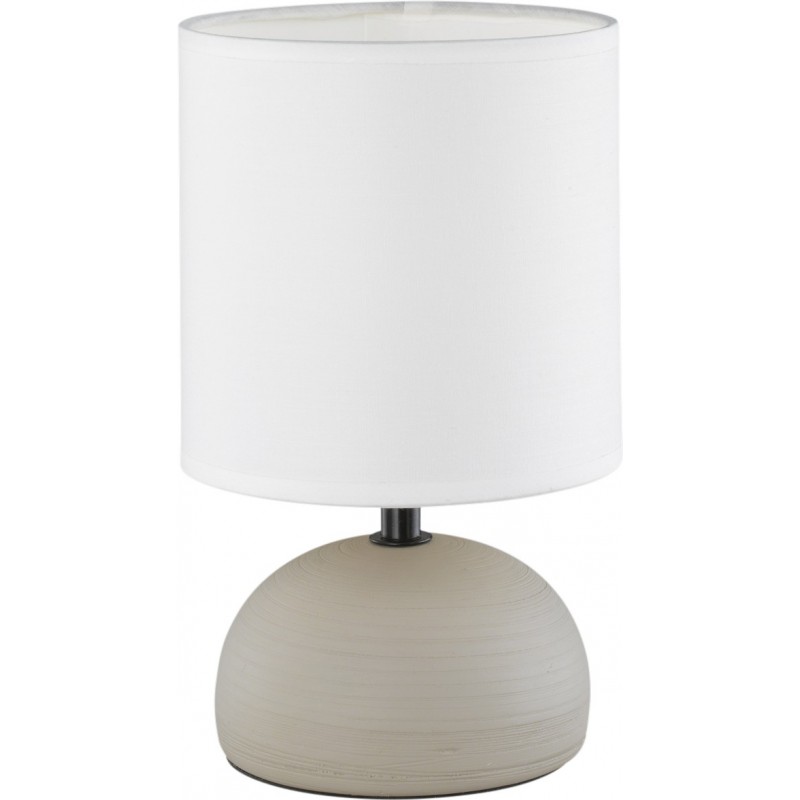 14,95 € Spedizione Gratuita | Lampada da tavolo Reality Luci Ø 14 cm. Ceramica. Colore beige