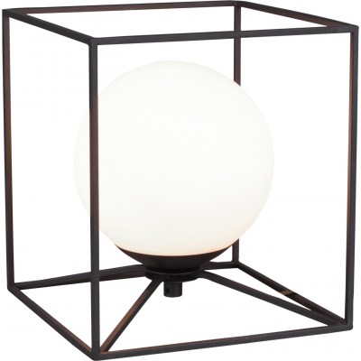 44,95 € Envoi gratuit | Lampe de table Reality Gabbia 22×20 cm. Salle et chambre. Style moderne. Coulée de métal. Couleur noir
