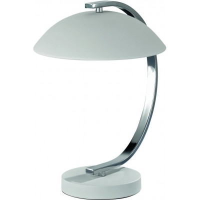 Lampe de table Reality Retro 35×29 cm. Salle et chambre. Style classique. Métal. Couleur blanc