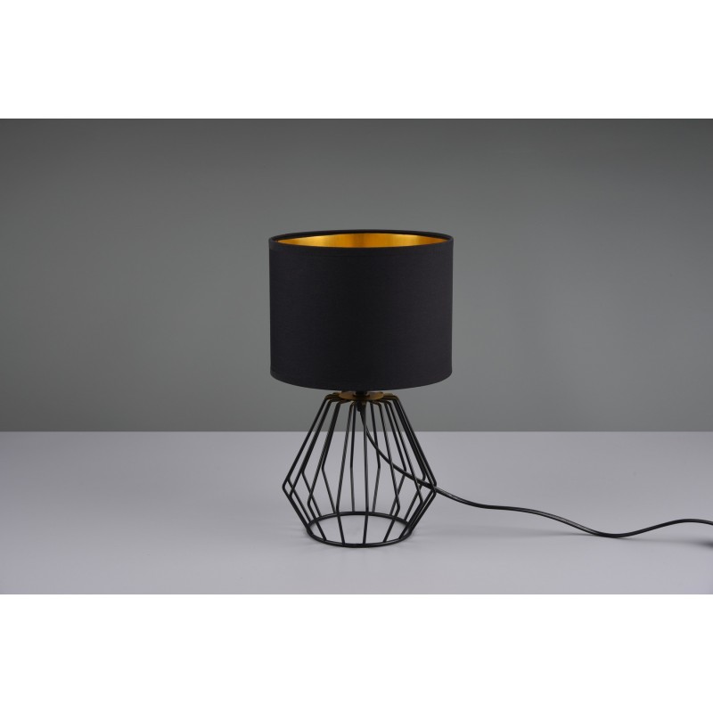 35,95 € Free Shipping | Table lamp Reality Chuck Ø 20 cm. Living room and bedroom. Modern Style. Metal casting. Black Color