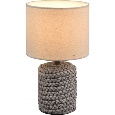 25,95 € Free Shipping | Table lamp Reality Mala Ø 15 cm. Living room and bedroom. Modern Style. Ceramic. Brown Color