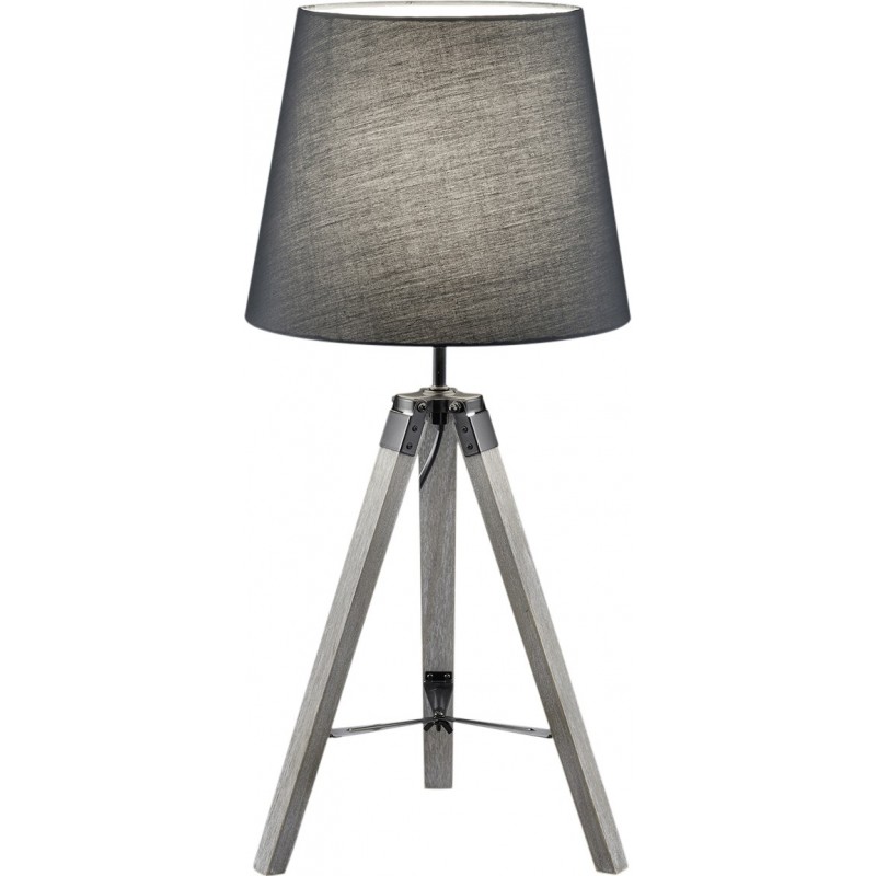 26,95 € 免费送货 | 台灯 Reality Tripod Ø 26 cm. 客厅 和 卧室. 现代的 风格. 木头. 灰色的 颜色
