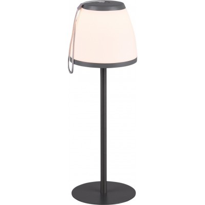 62,95 € Free Shipping | Outdoor lamp Reality Domingo 2W 3000K Warm light. Ø 12 cm. Table Lamp. Integrated LED. Touch function Living room, bedroom and terrace. Modern Style. Plastic and Polycarbonate. Anthracite Color