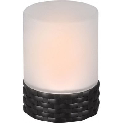 Außenlampe Reality Parral 0.3W Ø 10 cm. Tischlampe. Austauschbare LED Terrasse und garten. Modern Stil. Plastik und Polycarbonat. Schwarz Farbe